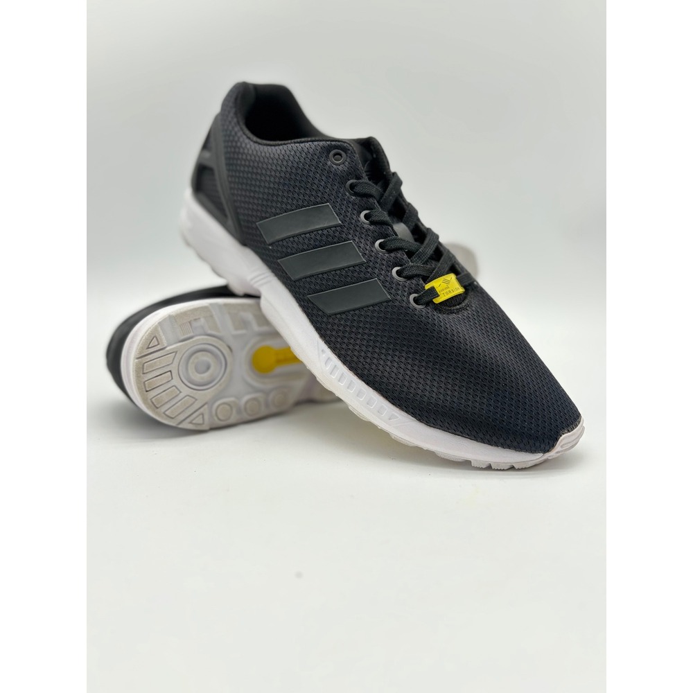 Adidas ZX Flux Core Black White Mesh Running Shoes Mens 10.5 M19840